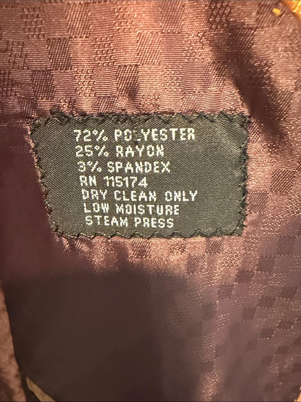 Plaid Sport Coat in Blue, Maroon, Black, White. Classic Single-Breasted 50R